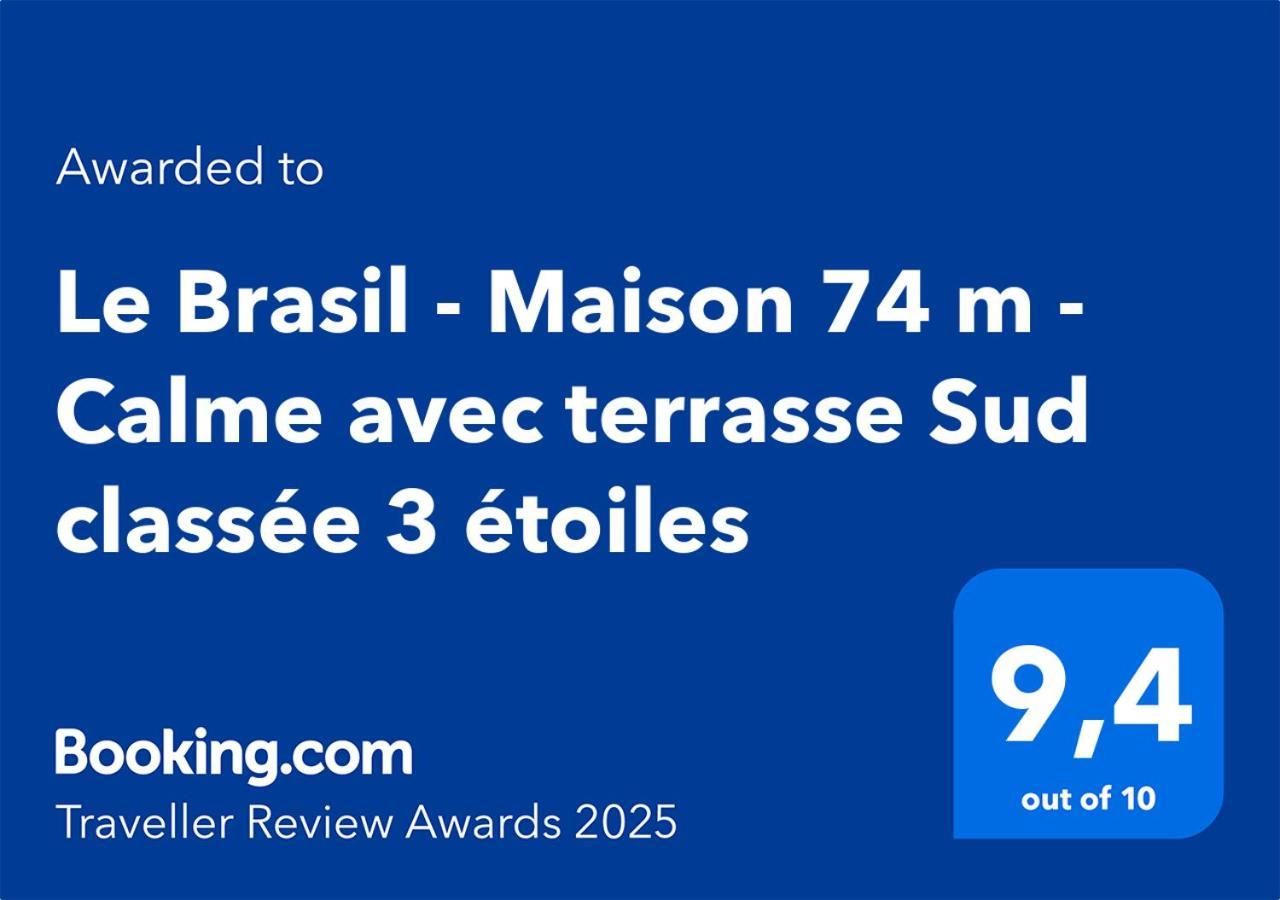 Le Brasil - Maison 74 M - Calme Avec Terrasse Sud Classee 3 Etoiles Le Boulou Kültér fotó